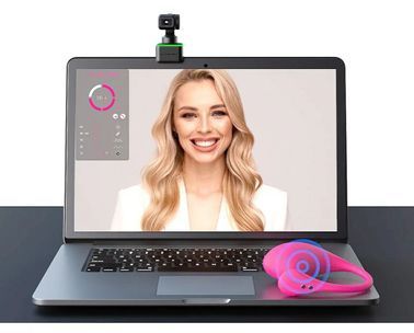 4К веб-камера с искусственным интеллектом Lovense WebCam, для стрима, активация чаевыми
