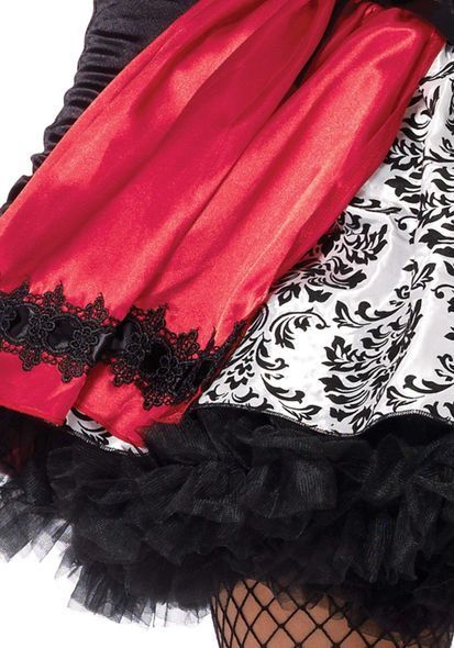 Эротический костюм Красной шапочки Leg Avenue Gothic Red Riding Hood S, платье, накидка, L