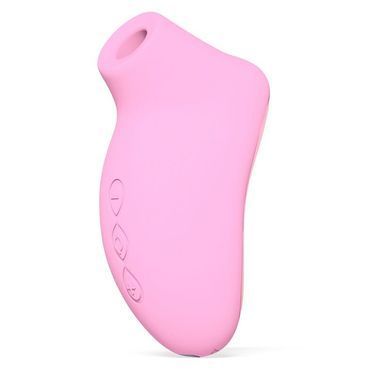 Звуковой стимулятор клитора LELO SONA 2 Travel Purple, тревел-версия, 12 режимов, Розовый, Рожевий