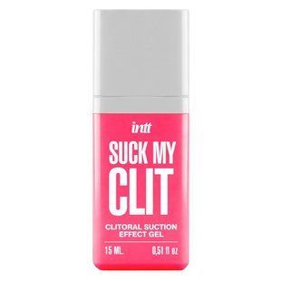 Смоктайзер для клітора Intt Suck My Clit Wild Strawberry (15 мл), полуниця, гель з ефектом посмоктування