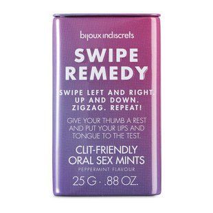 М'ятні цукерки Bijoux Indiscrets Swipe Remedy &ndash; clitherapy oral sex mints без цукру, термін 31.08.23