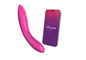 Смарт-вибратор We-Vibe Rave 2 Twisted Pleasure Pink, для точки G и входа во влагалище, 2 мотора, Розовый, Рожевий