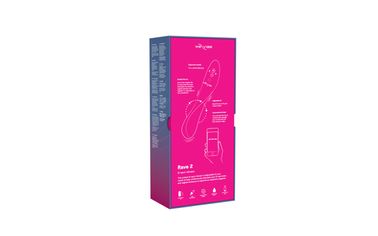 Смарт-вібратор We-Vibe Rave 2 Twisted Pleasure Pink, для точки G та входу в піхву, 2 мотори