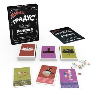 Застольная игра для компании &laquo;Підвищуй Градус&raquo; (UA)