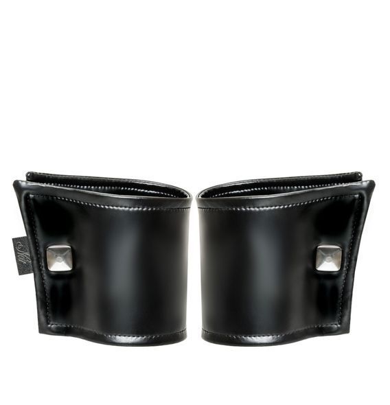 Мужские браслеты с потайным кошельком Noir Handmade H075, пара, под латекс, потайная молния