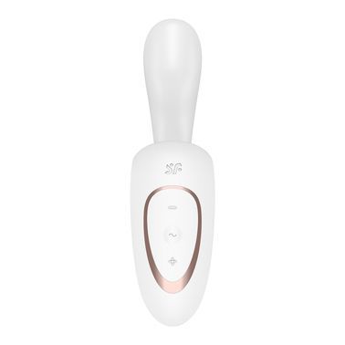 Вагинально-клиторальный вибратор Satisfyer G for Goddess 1 White, 2 мотора