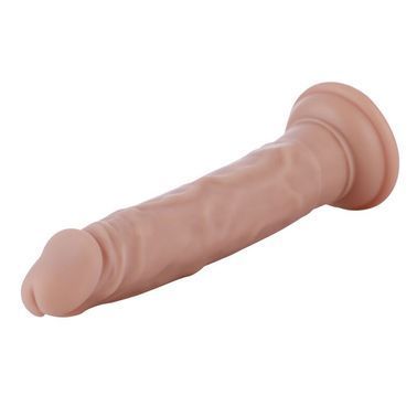 Реалистичный фаллоимитатор для секс-машин Hismith 7.5&Prime; Flexible Silicone Dildo, система KlicLok