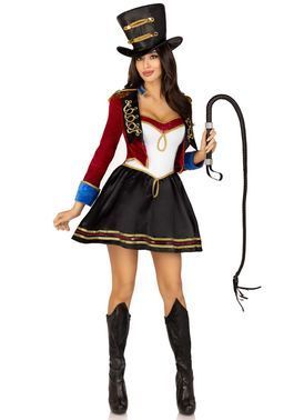 Костюм циркачки Leg Avenue Classic Ringmaster Costume S, платье, шляпа, S