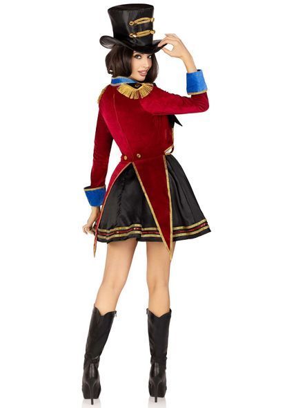 Костюм циркачки Leg Avenue Classic Ringmaster Costume S, платье, шляпа, S
