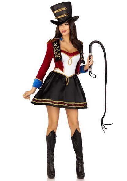 Костюм циркачки Leg Avenue Classic Ringmaster Costume S, платье, шляпа, S