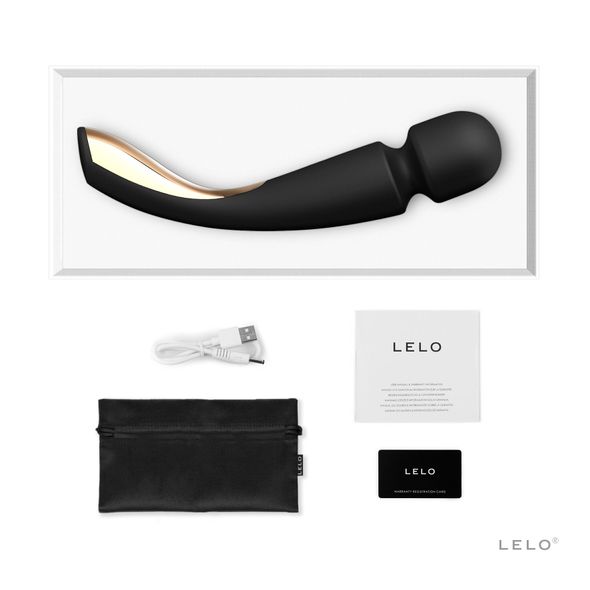 Вибромассажер LELO Smart Wand 2 Medium Black, Чорний