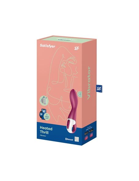 Смарт вібратор точки G Satisfyer Heated Thrill з функцією підігріву