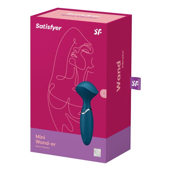 Вібромасажер Satisfyer Mini Wand-er Blue