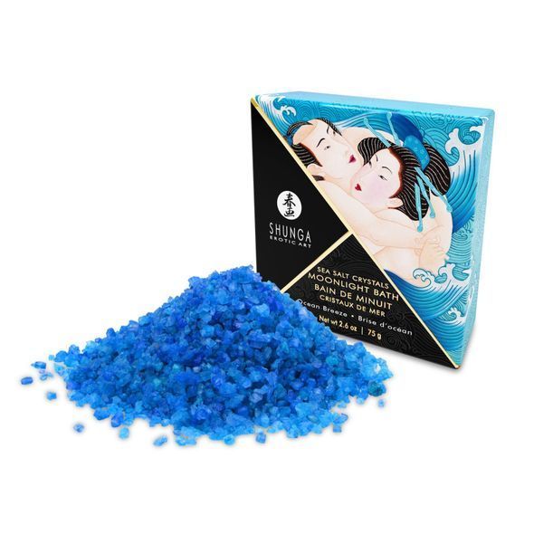 Сіль для ванни Shunga Moonlight Bath &ndash; Ocean Breeze (75 гр), сіль Мертвого моря, ароматичні олії