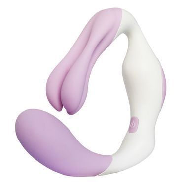 Вибратор Adrien Lastic O Venus, Белый/розовый, Білий/рожевий