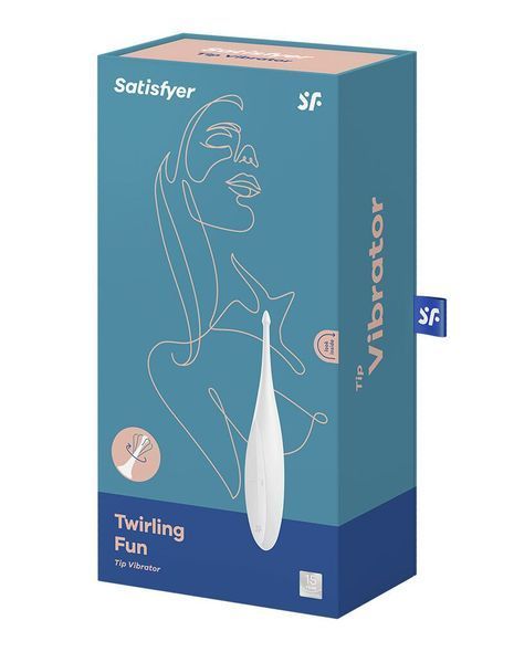 Вібратор для клітора Satisfyer Twirling Fun White