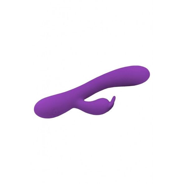 Вибратор-кролик Wooomy Gili-Gili Vibrator with Heat Purple, отросток с ушками, подогрев до 40°С