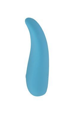 Вибратор-язычок FairyGasm ThrillLeaf blue, Голубой, Блакитний