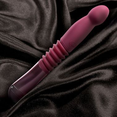 Пульсатор для точки G Blush Temptasia &ndash; Trixie Thrusting Dildo &ndash; Wine Red, 3 швидкості