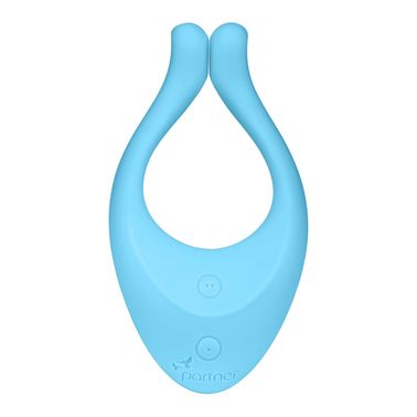 Вібратор для пар Satisfyer Endless Love Blue, 3 незалежні мотори, багатофункціональний