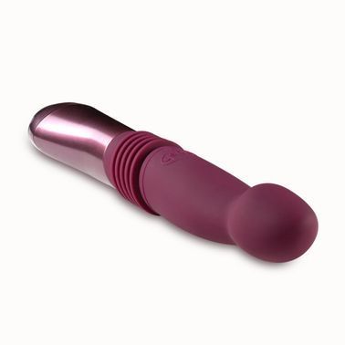 Пульсатор для точки G Blush Temptasia &ndash; Trixie Thrusting Dildo &ndash; Wine Red, 3 швидкості