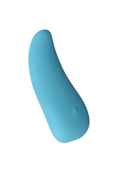 Вибратор-язычок FairyGasm ThrillLeaf blue, Голубой, Блакитний