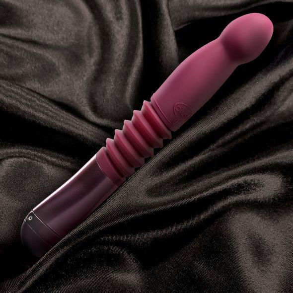 Пульсатор для точки G Blush Temptasia &ndash; Trixie Thrusting Dildo &ndash; Wine Red, 3 швидкості