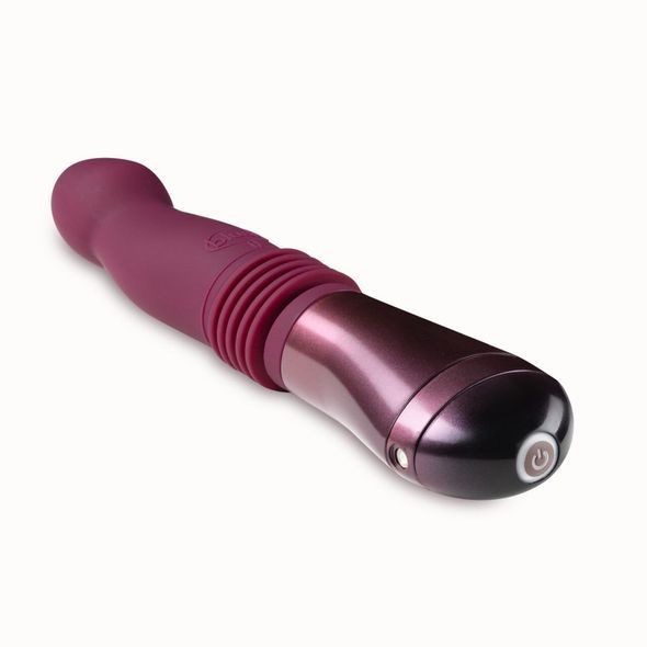 Пульсатор для точки G Blush Temptasia &ndash; Trixie Thrusting Dildo &ndash; Wine Red, 3 швидкості