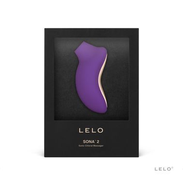 Звуковой стимулятор клитора LELO SONA 2 Purple, 12 режимов, Сиреневый, Фіолетовий