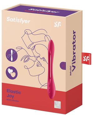 Універсальний гнучкий вібратор для пар Satisfyer Elastic Joy Red