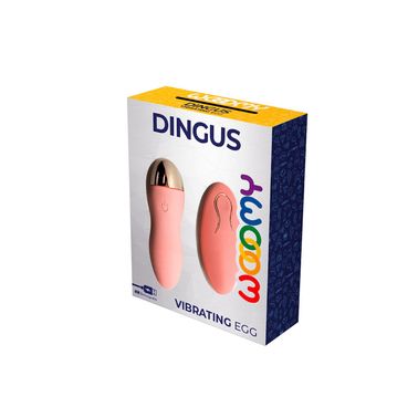 Виброяйцо Wooomy Dingus Vibrating Egg, с пультом управления, 10 режимов