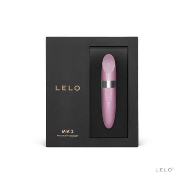 Шикарная вибропуля LELO Mia 2 Petal Pink, 6 режимов, мощные вибрации, водонепроницаемая