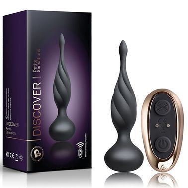 Анальная вибропробка Rocks Off Petite Sensations &ndash; Discover Black