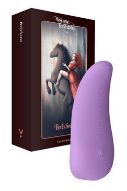 Вибратор-язычок FairyGasm ThrillLeaf blue, Сиреневый, Фіолетовий