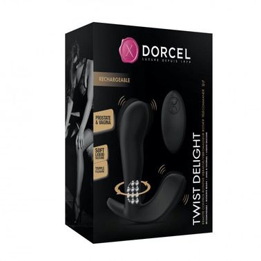 Универсальный вибратор с жемчужным массажем Dorcel TWIST DELIGHT