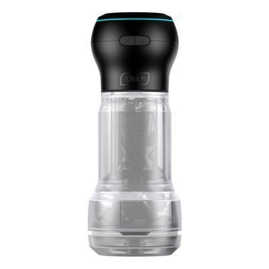 Мастурбатор Kiiroo Feel Pocket Crystal зі всмоктувальною інтерактивною насадкою PowerBlow Combo Set