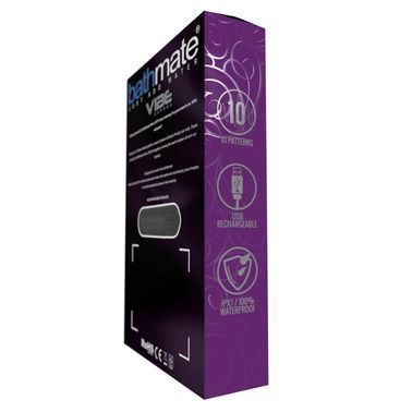 Вібропуля Bathmate Vibe Bullet Chrome, глибока потужна вібрація, Сріблястий, Сріблястий