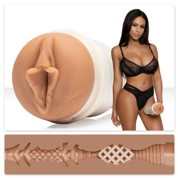 Мастурбатор Fleshlight Girls: Autumn Falls - Cream, со слепка вагины, очень нежный