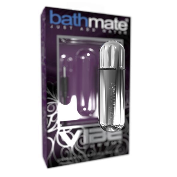 Вібропуля Bathmate Vibe Bullet Chrome, глибока потужна вібрація, Сріблястий, Сріблястий