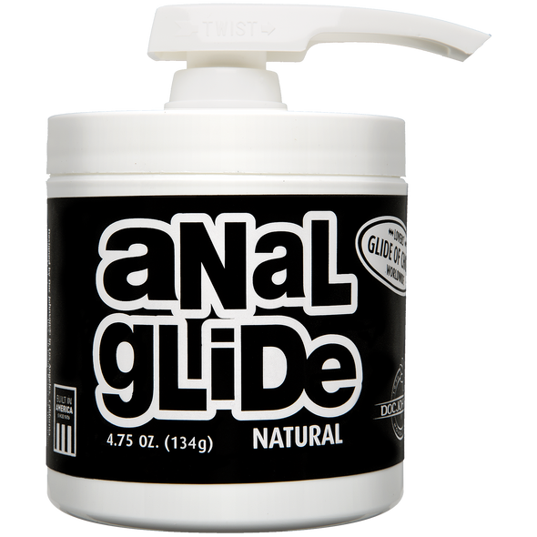 Анальная смазка на масляной основе Doc Johnson Anal Glide Natural (134 г) длительное скольжение