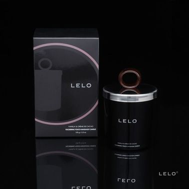 Массажная свеча LELO Massage Candle Vanilla & Creme de Cacao, соевый воск, 36 часов горения, ваниль