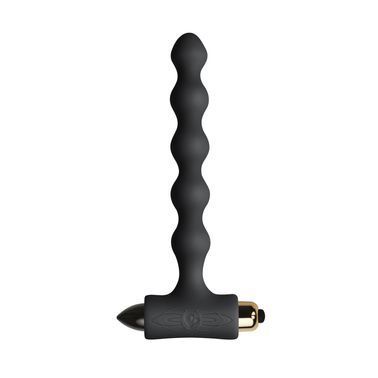 Анальний вібратор Rocks Off Petite Sensations &mdash; Pearls Black, Черный, Чорний