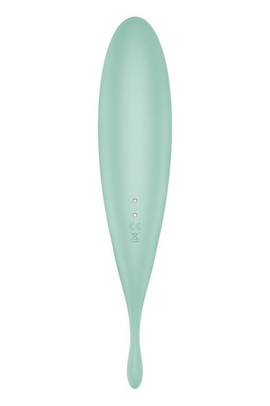 Смарт-вибратор для клитора с вакуумной стимуляцией Satisfyer Twirling Pro+ Mint