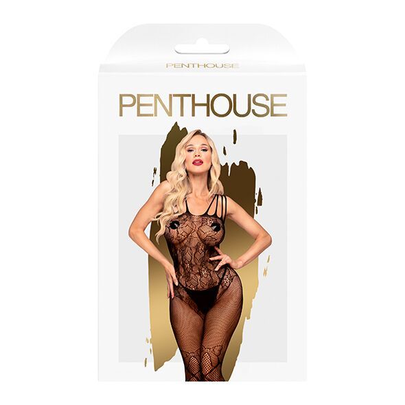 Бодистокинг с доступом к попке Penthouse - Dirty mind black S/L