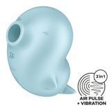 Вакуумный клиторальный стимулятор с вибрацией Satisfyer Sassy Seal, 2 независимых мотора