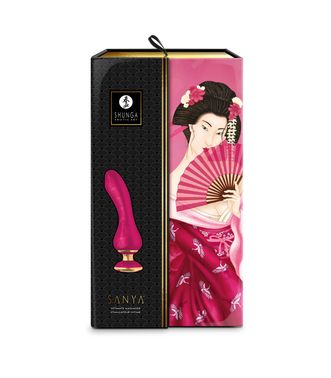 Вибратор для точки G Shunga Sanya Raspberry, гибкий ствол