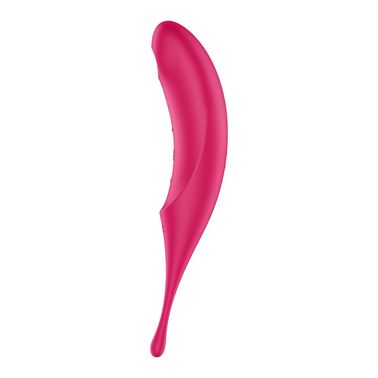 Вибратор для клитора с вакуумной стимуляцией Satisfyer Twirling Pro Red, Красный, Червоний