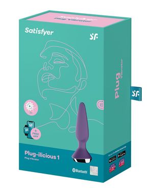 Анальна смарт-вібропробка Satisfyer Plug-ilicious 1 Purple