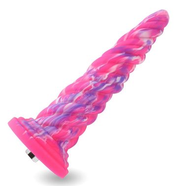 Фантазийный фаллоимитатор 10.12″ для секс-машин Hismith Silicone Dildo rose Monster Series