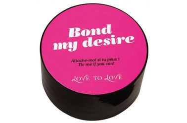 Скотч для бондажа Love To Love BOND MY DESIRE (15м) Черный, не липнет к коже и волоскам